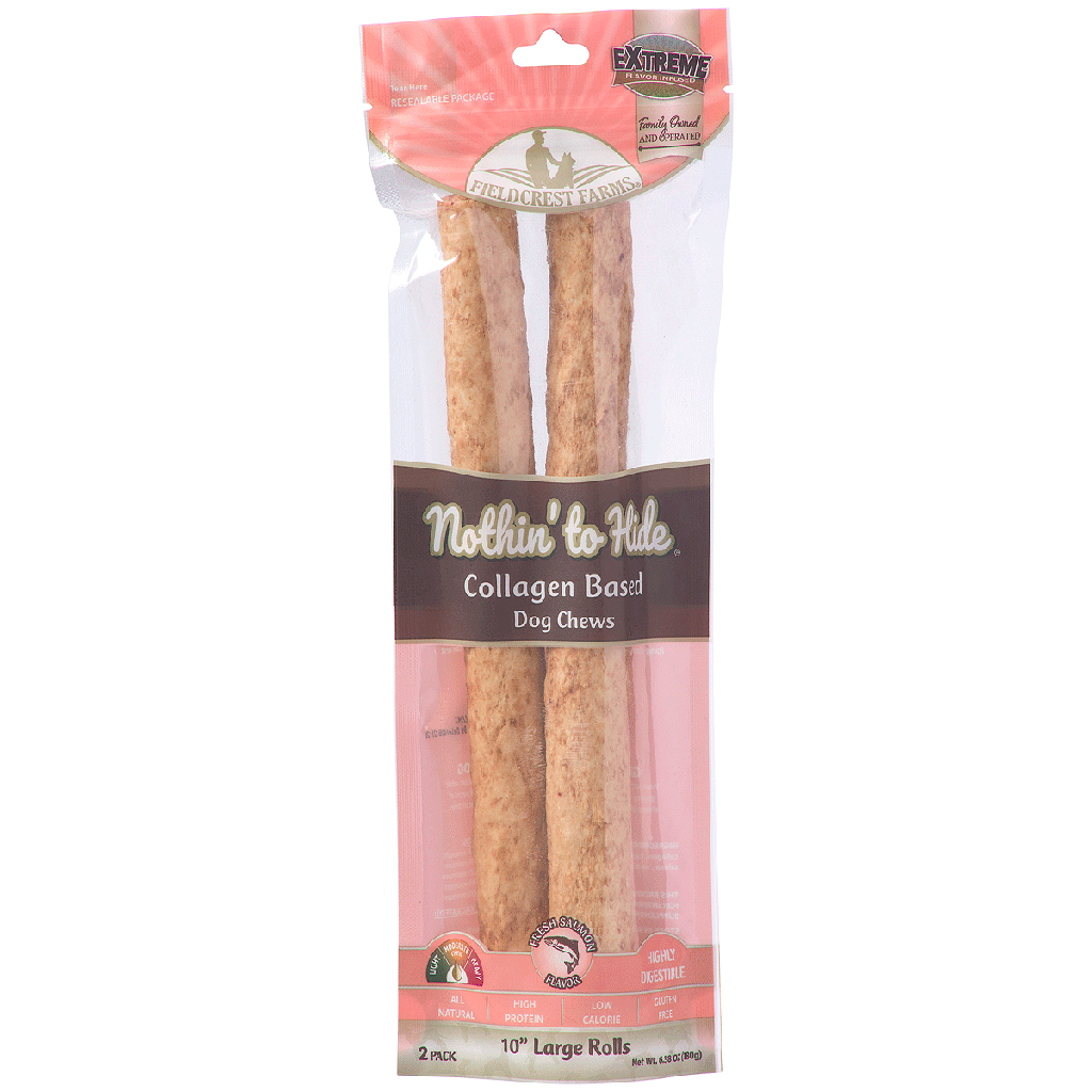 FIELDCREST FARMS Nothin To Hide 10" Large Rolls 2pk Salmon