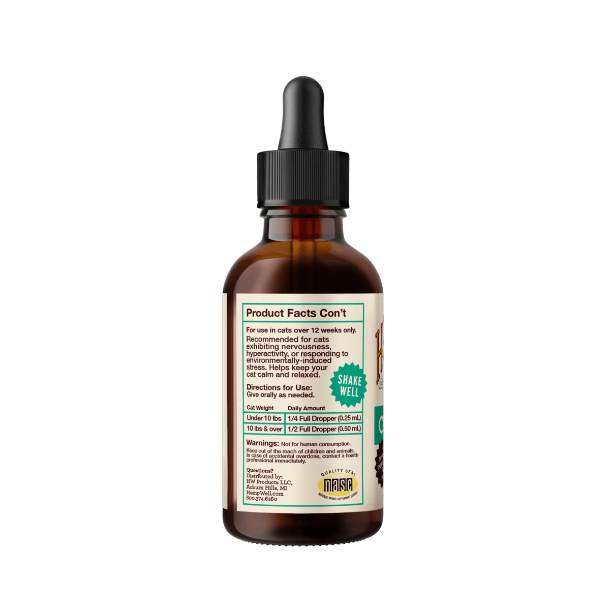 Hemp Well Calm Cat - 2 ounce