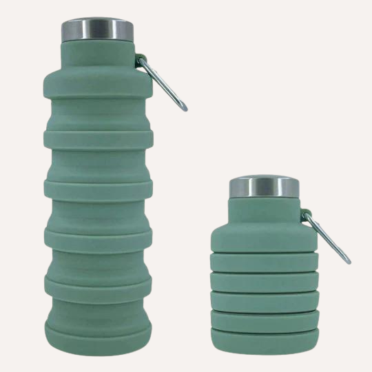 Collapsible Water Bottle with Clip