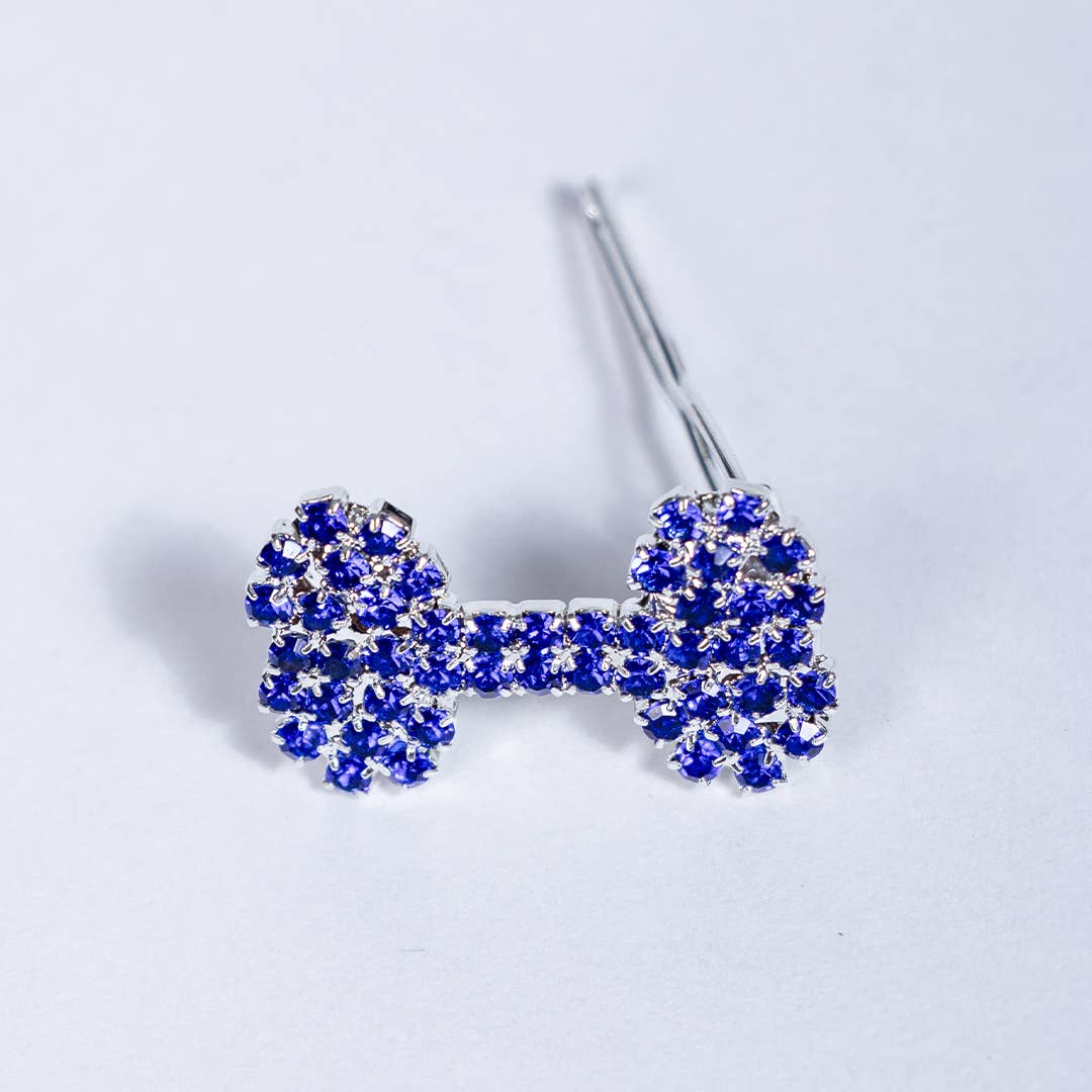 Crystal Dog Bone Barrette