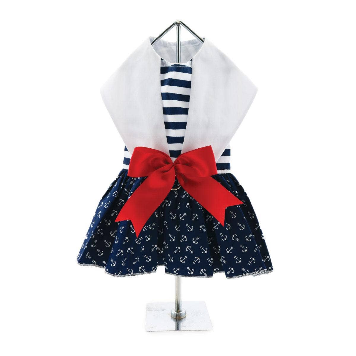 Nautical Dog Dress w/ Matching Leash
