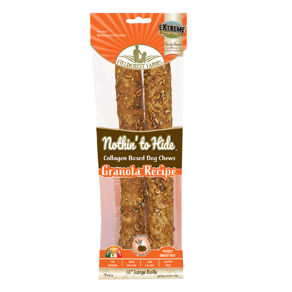 FIELDCREST FARMS Nothin To Hide 10" Large Rolls 2pk Granola