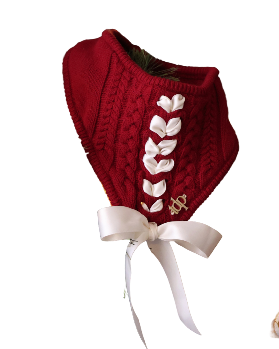 CHRISTMAS DOG BANDANA | HOLLY BOW