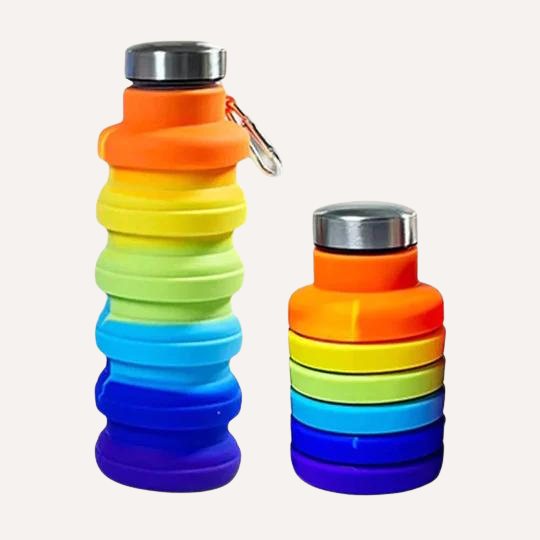 Collapsible Water Bottle with Clip