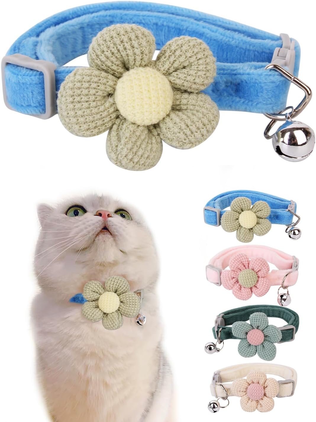 Flower Breakaway Cat Collar