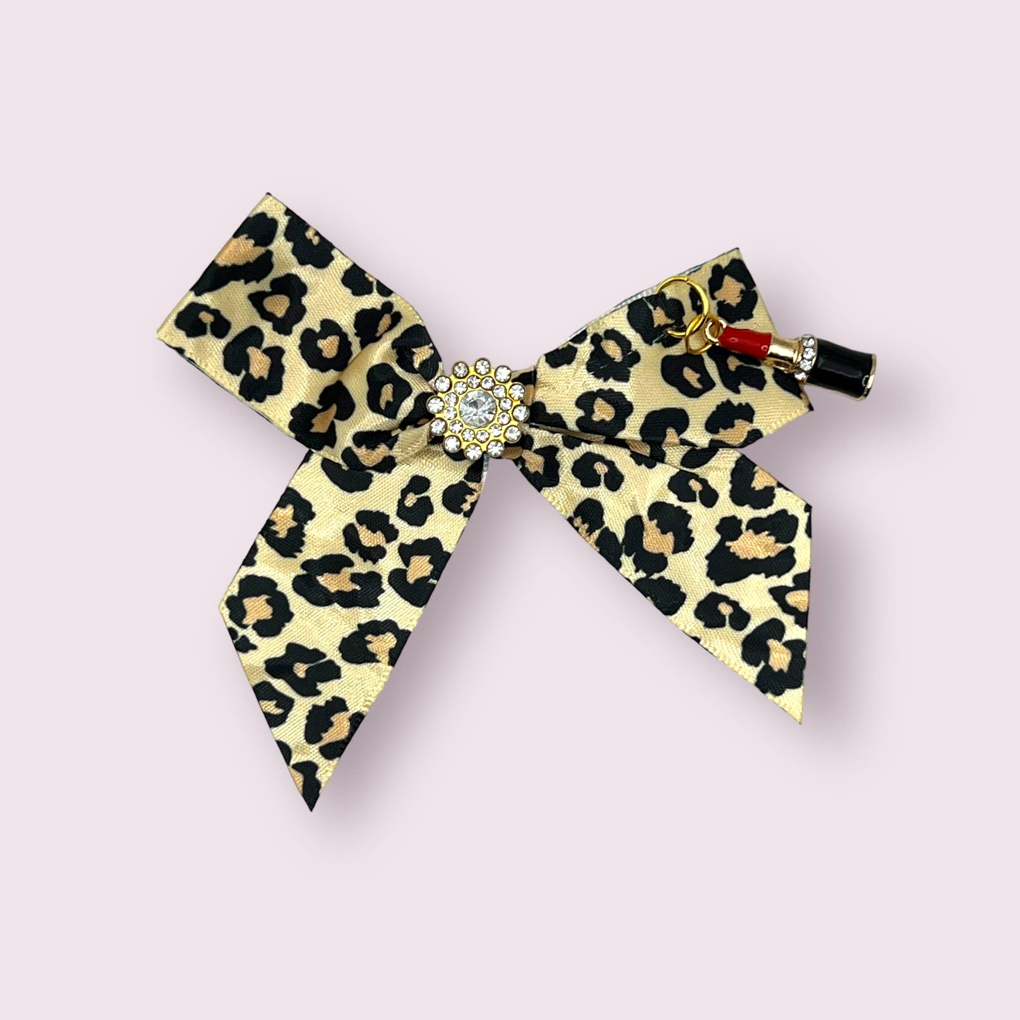 My Fancy Leopard Dog Hair Clips
