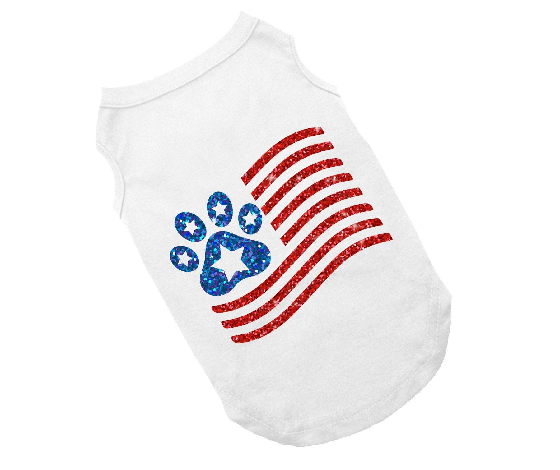 Dog Shirt | Sparkle Flag