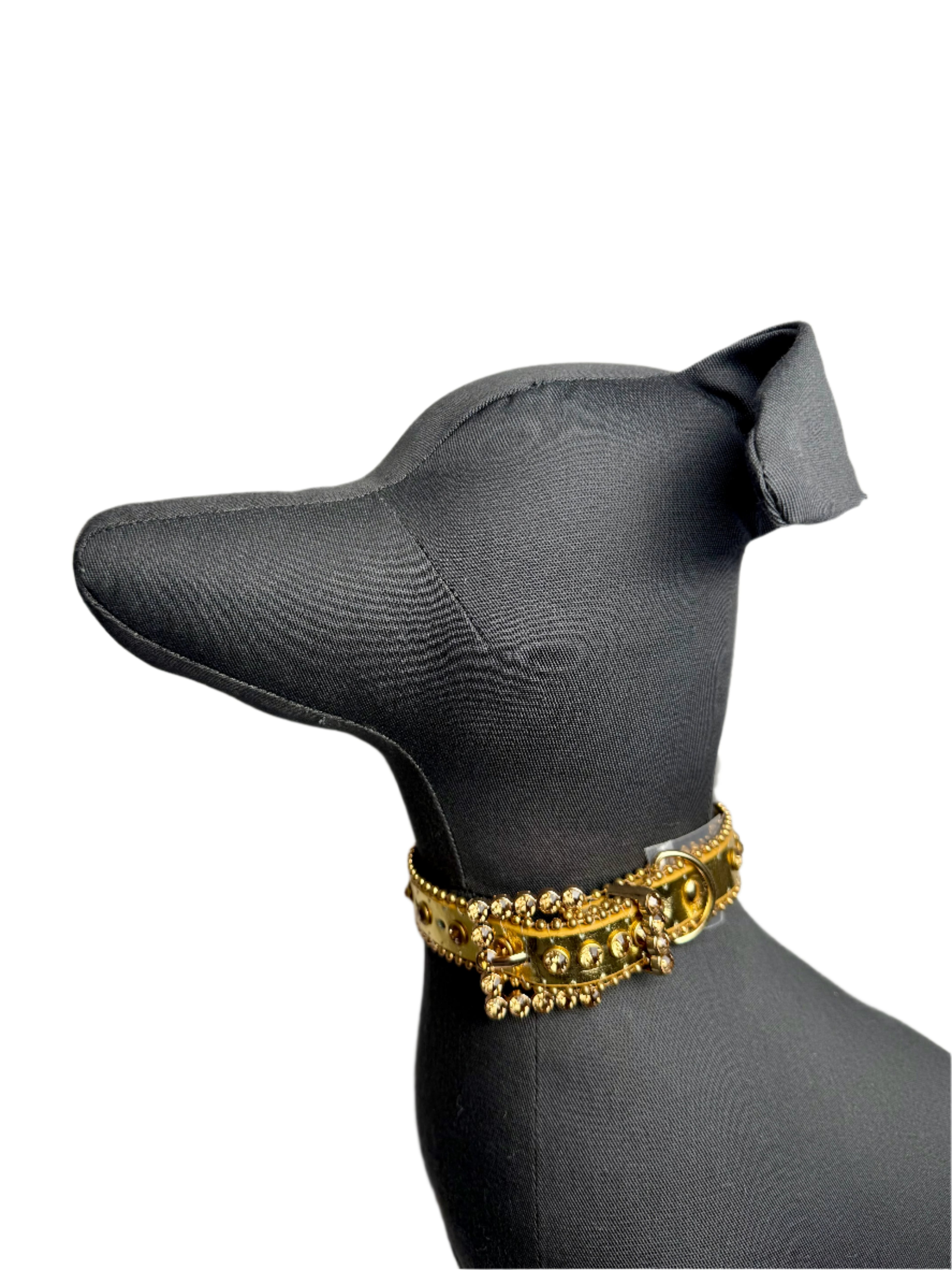 Jeweled Collar Gold Metallic