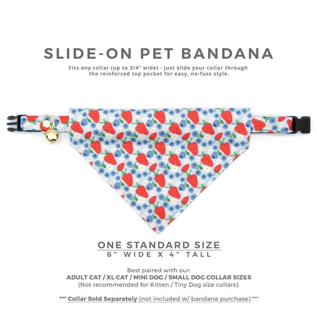 "Berry Bramble" - Bandana For Cats & Small Dogs