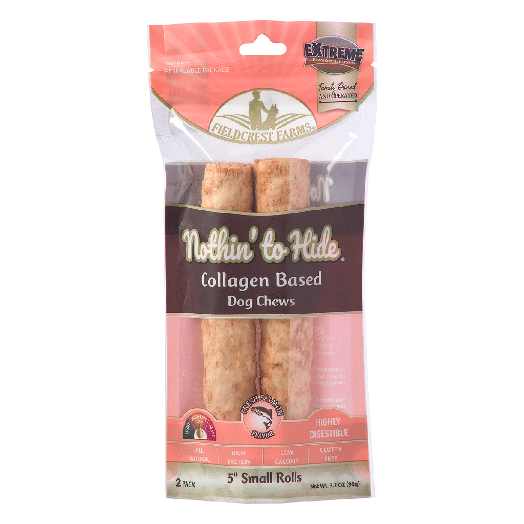 FIELDCREST FARMS Nothin To Hide 5" Small Roll 2pk Salmon