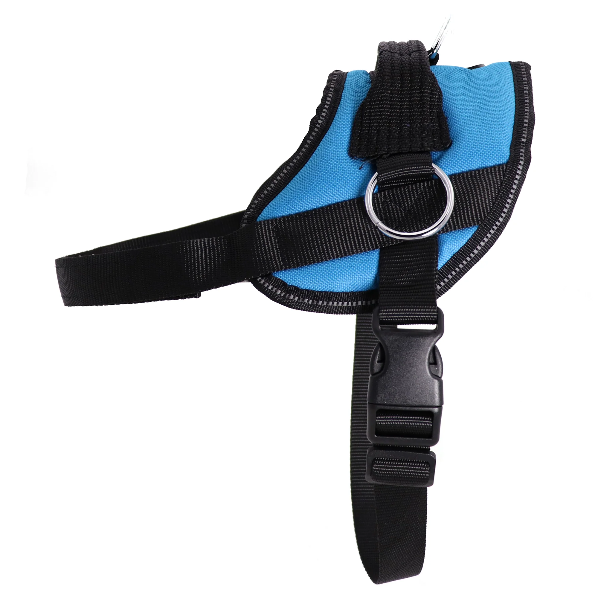 Reflective No Pull Harness Aqua