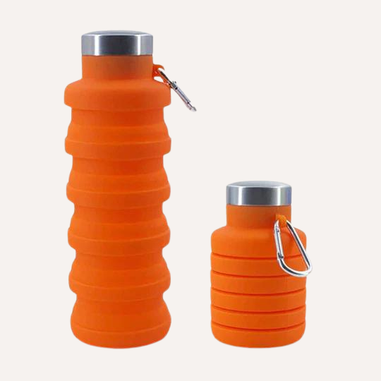 Collapsible Water Bottle with Clip