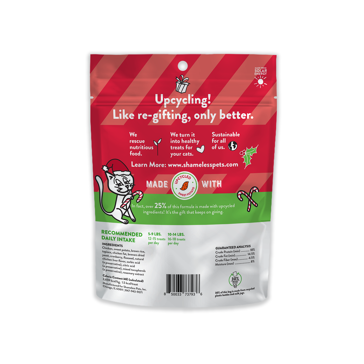 Holiday - Nice List: Kitty Cane Crunchy Cat Treats