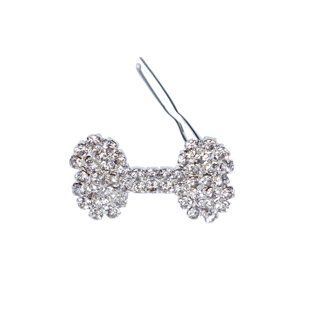 Crystal Dog Bone Barrette