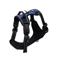 Bark Appeal Reflective Control Harness Blue