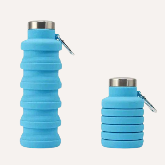 Collapsible Water Bottle with Clip