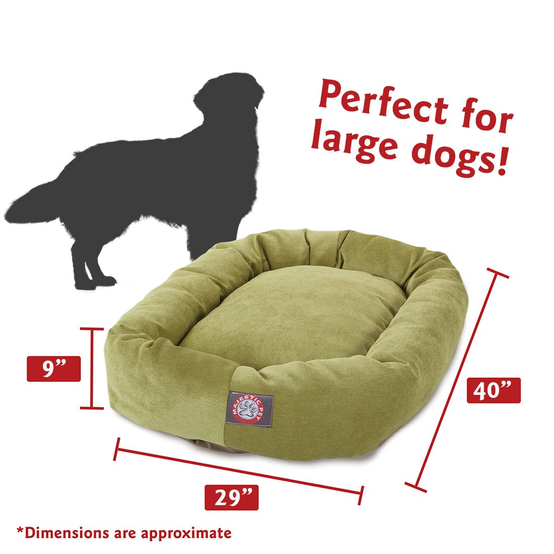 Villa Bagel Dog Bed