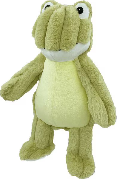 Fuzzy Frog Dog toy