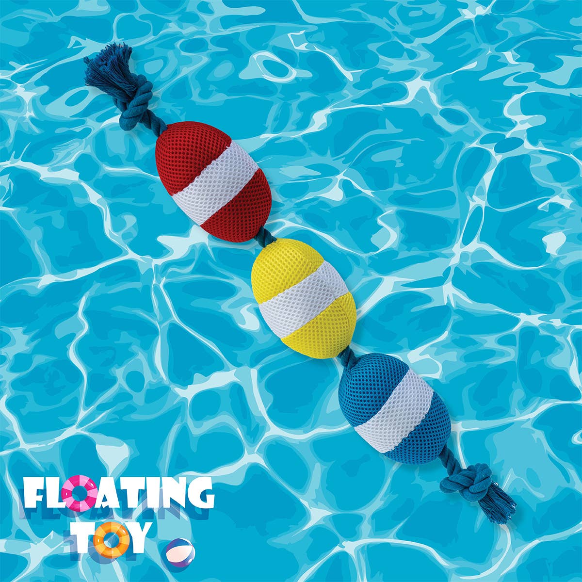 Territory Buoys Floating Water Play Tug Dog Toy