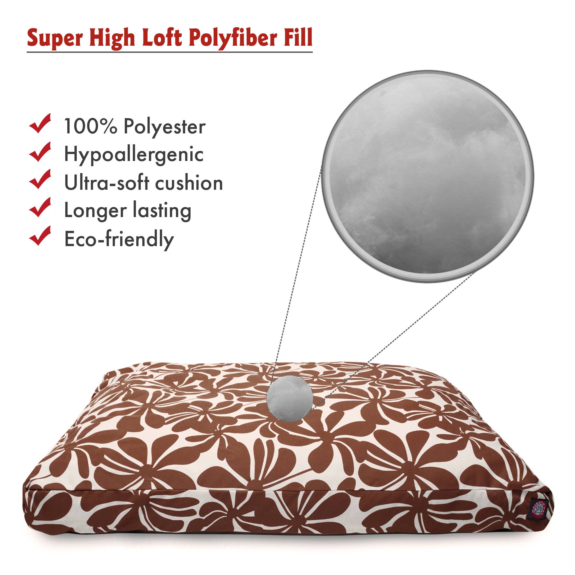 Plantation Rectangle Dog Bed