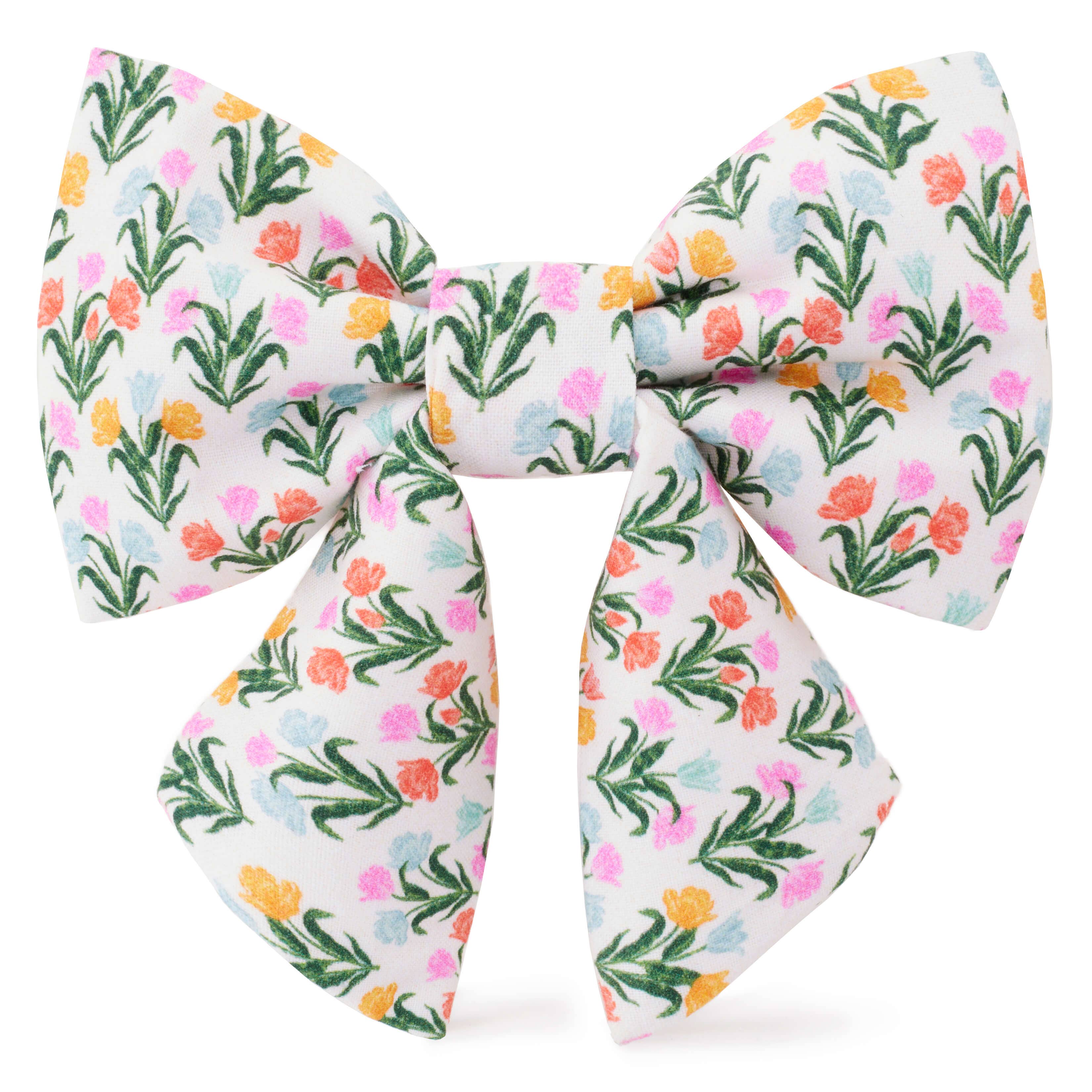 Rifle Paper Co. x TFD Tulips Spring Lady Dog Bow