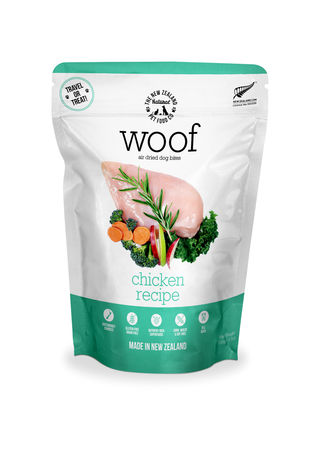 Woof Chicken Air Dried Dog Food