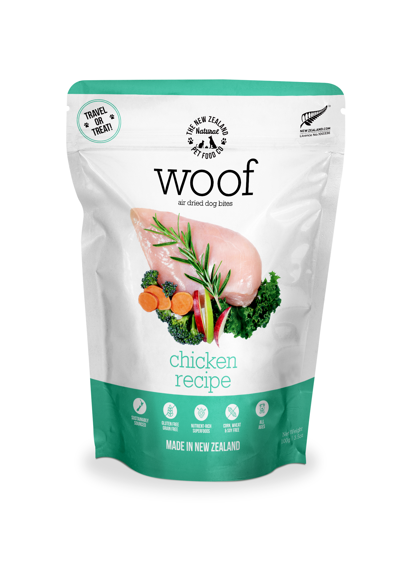 Woof Chicken Air Dried Dog Food