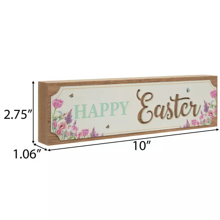 Happy Easter Wood Decor