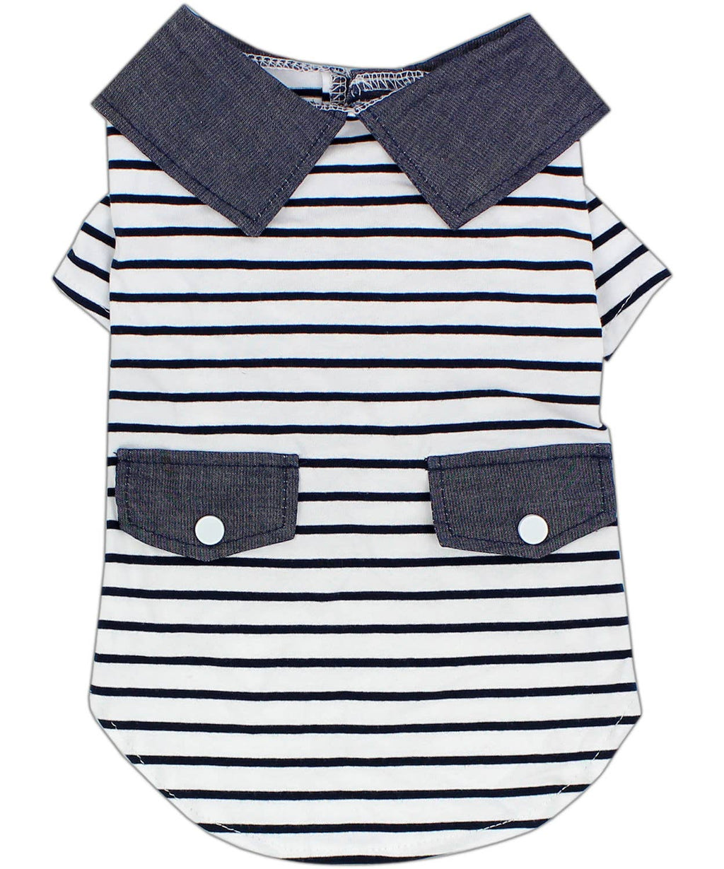 Preppy Boy Polo – Classic & Stylish Polo Shirt for Dogs