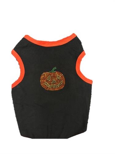 Rhinestone Pumpkin Tank Top
