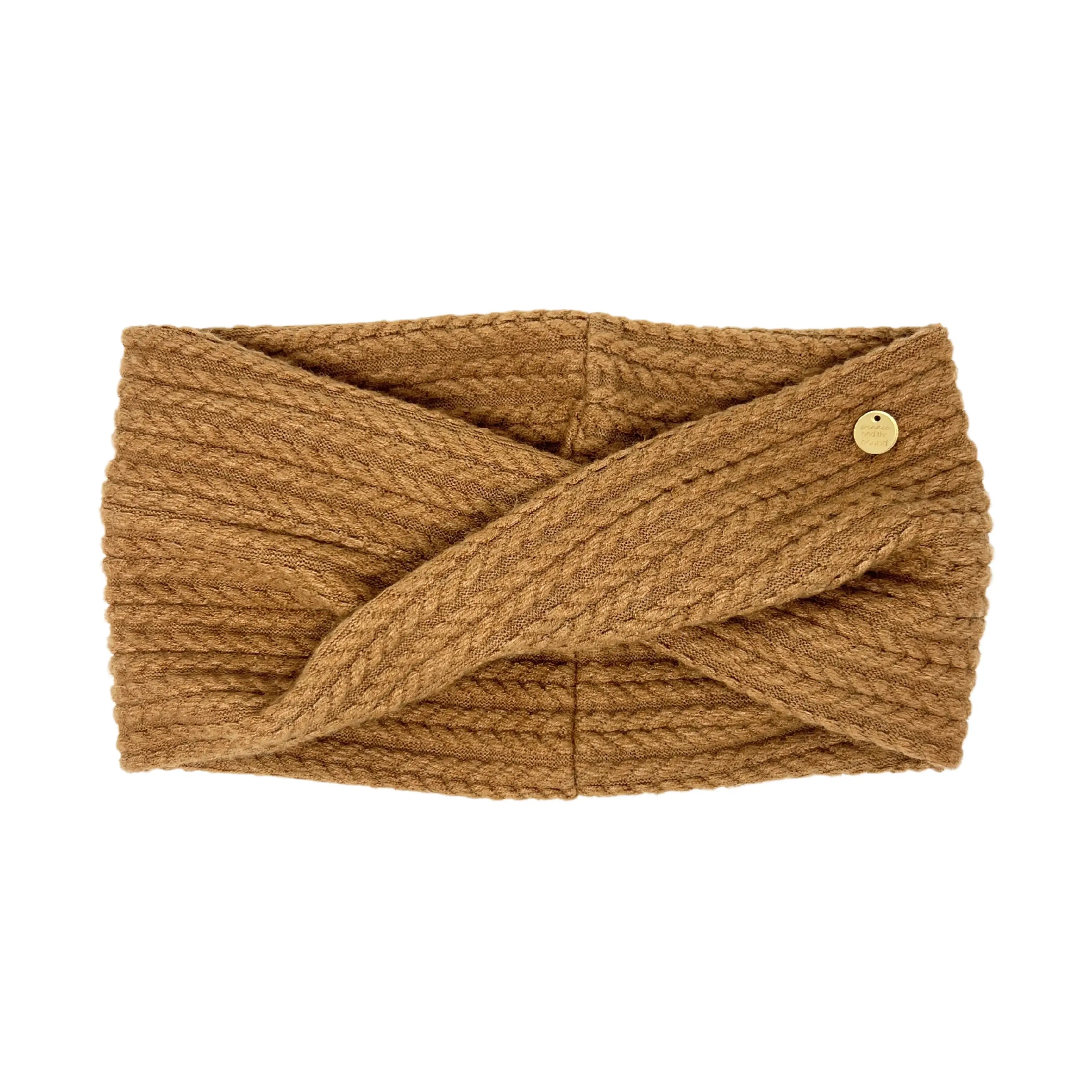 Camel Sweater Knit Infinity Scarf for Dogs | Fall