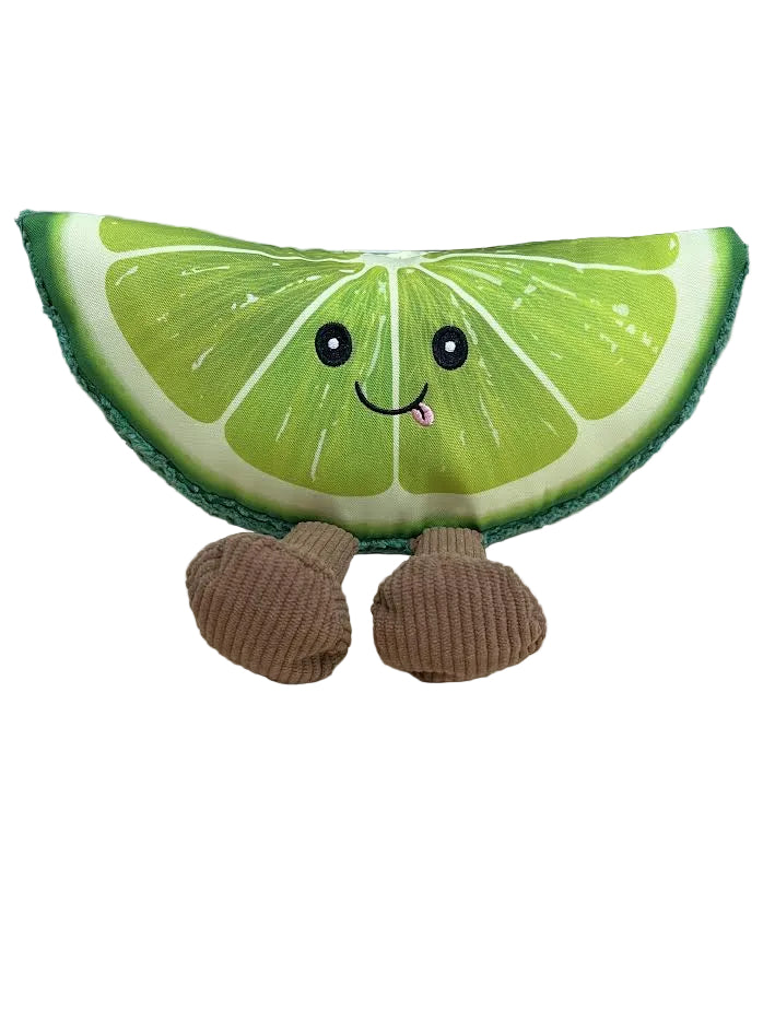 Lime Slice Squeaky Toy