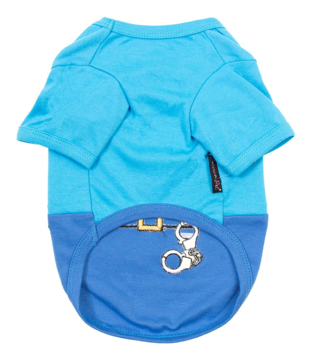 Officer Woof Dog T-Shirt – Cute Halloween Costume Pet Shirt