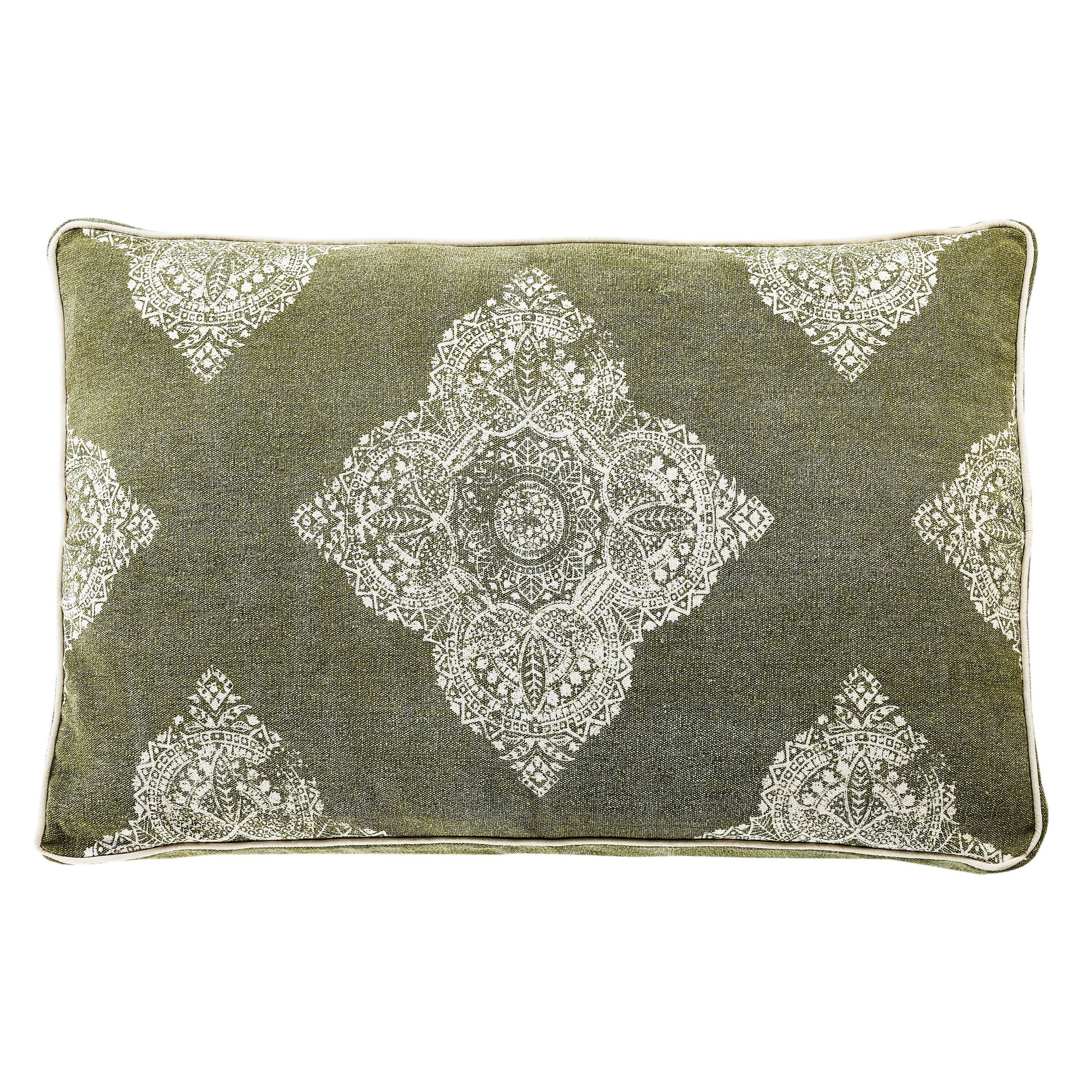 Mandala Stonewash Pillow Pet Bed With Removable Cover