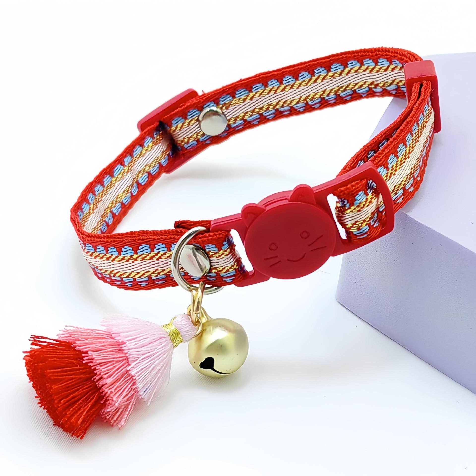 Mokka - Embroidered Cat Collar