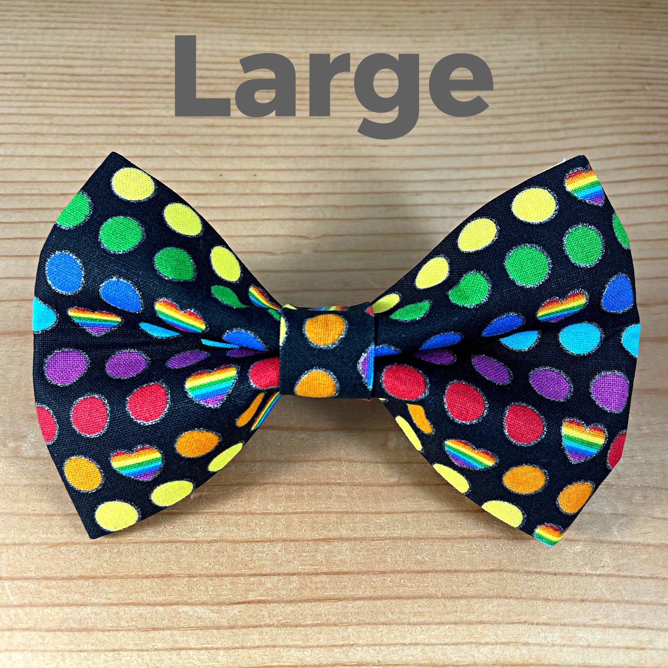 Pride Polka Dots Bow Tie