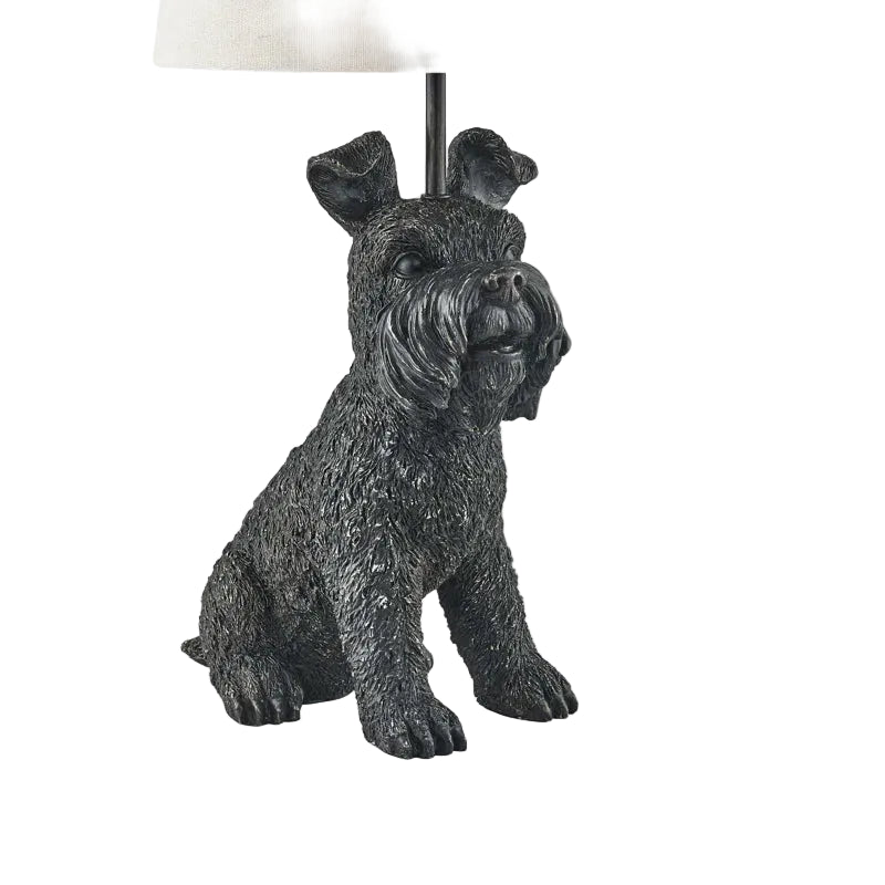Black Schnauzer Table Lamp