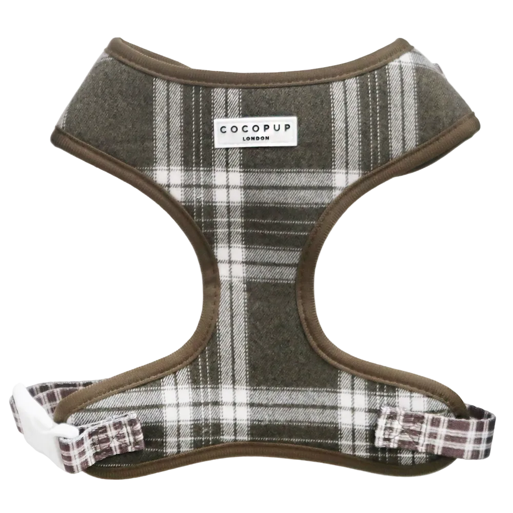 Olive Check Adjustable Neck HARNESS