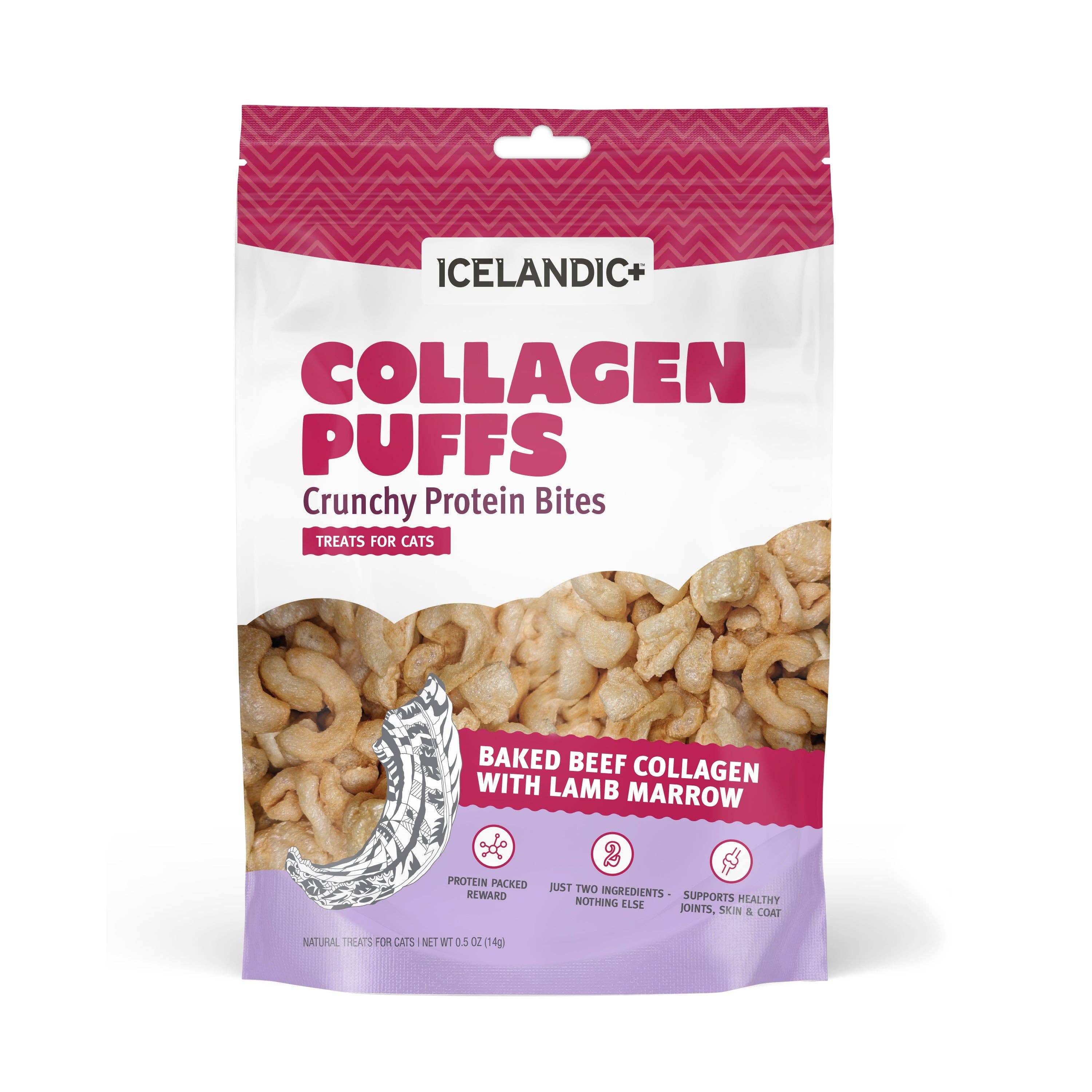 Beef Collagen Puffs with Marrow Treats for Cats
