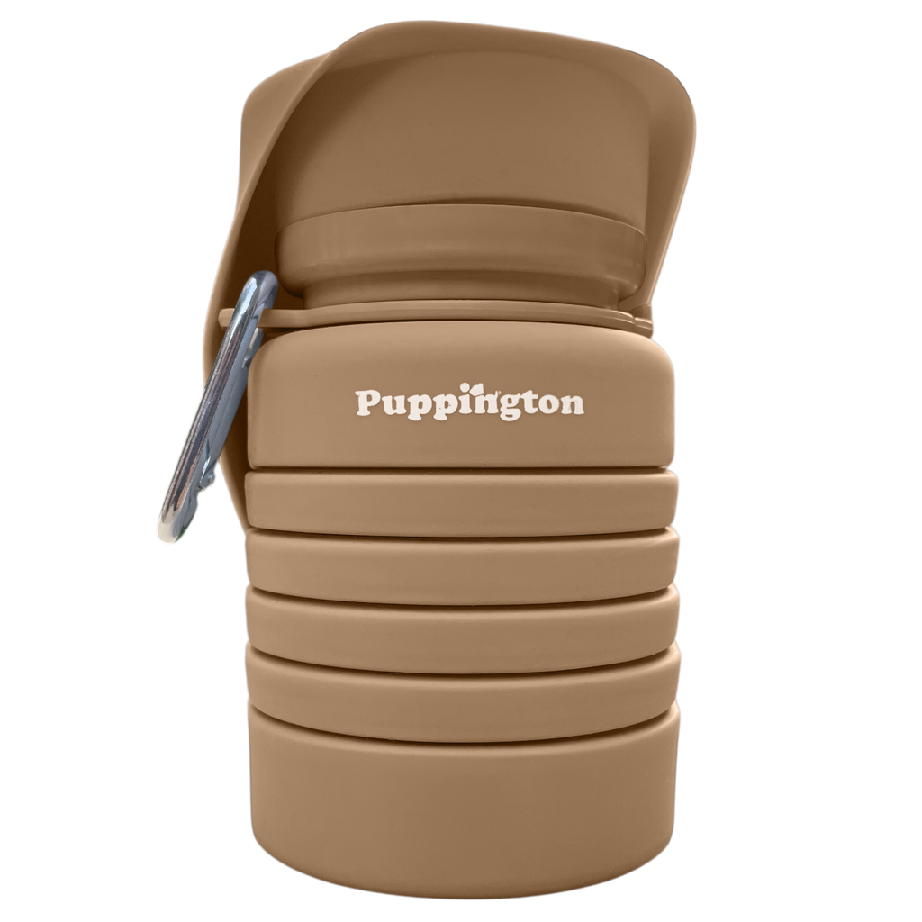 Puppington Collapsible Silicone Dog Water Bottle