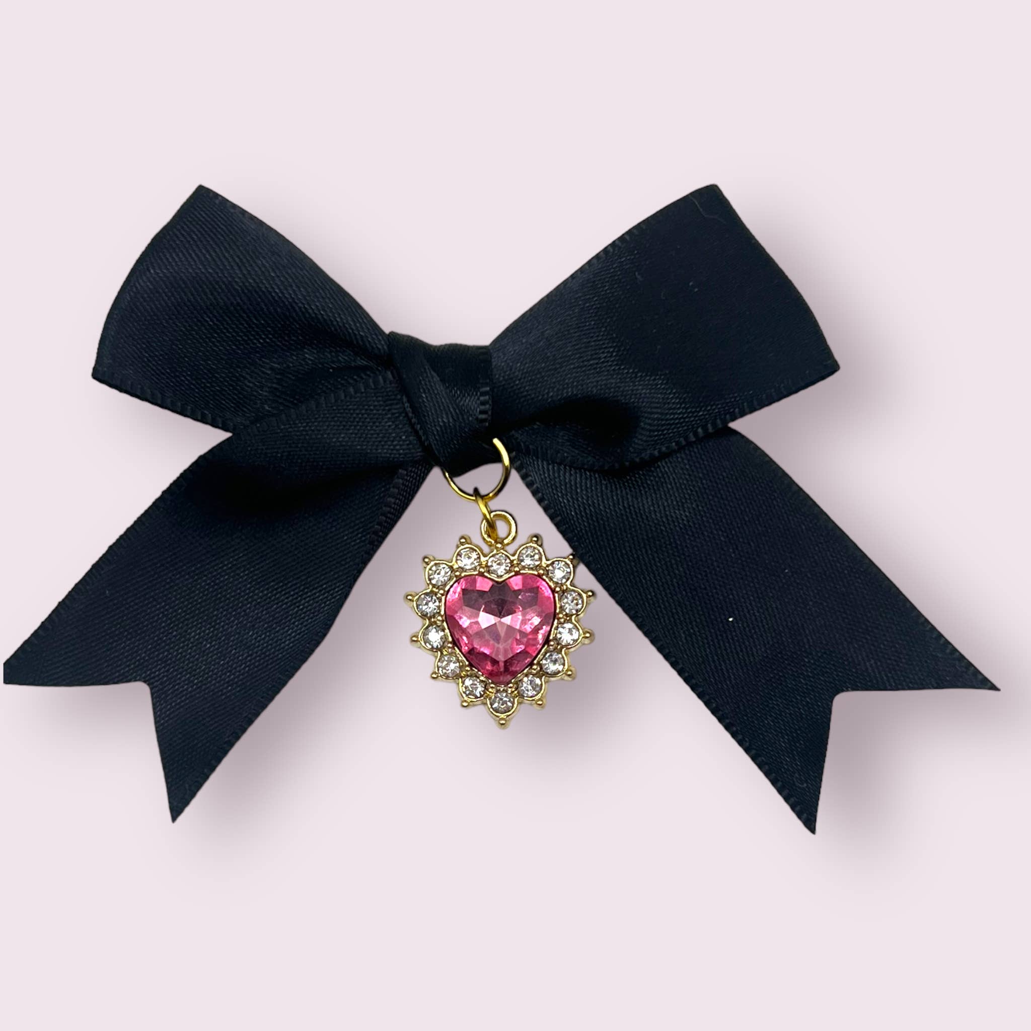 Sparkle Heart Dog Hair-bows