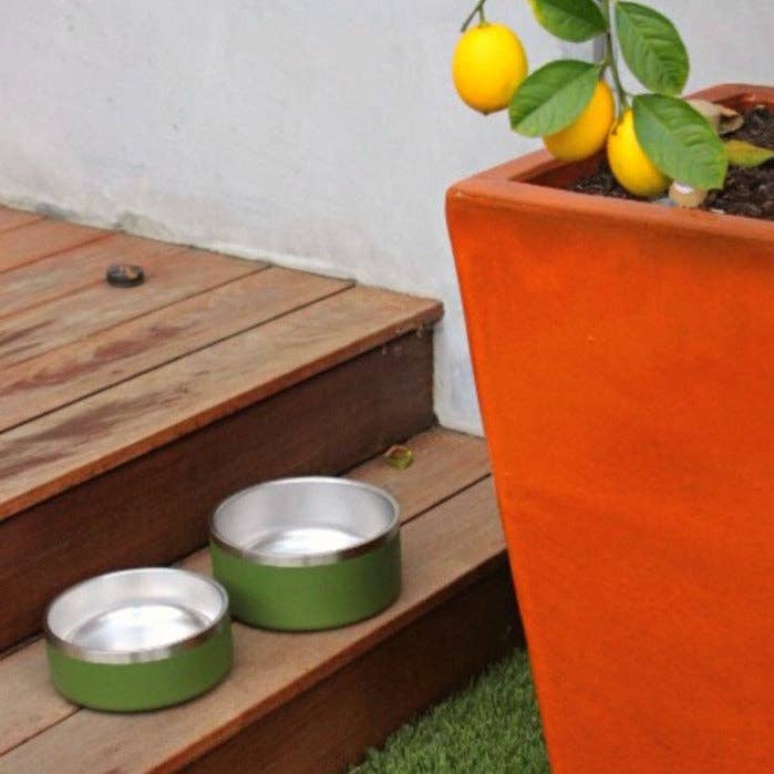 Stainless Steel Pet Food/Water Bowl - Dishwasher Safe