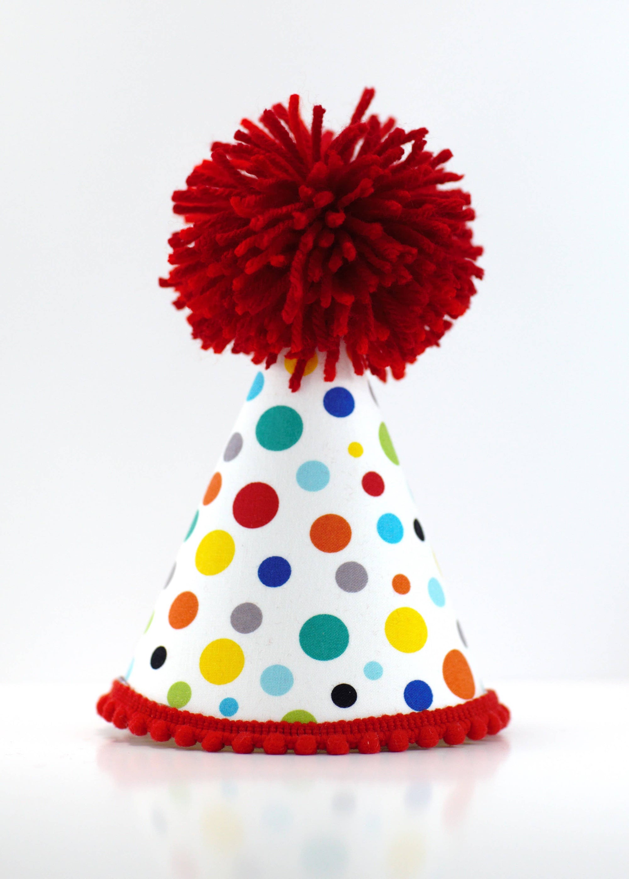 White Dots Party Hat