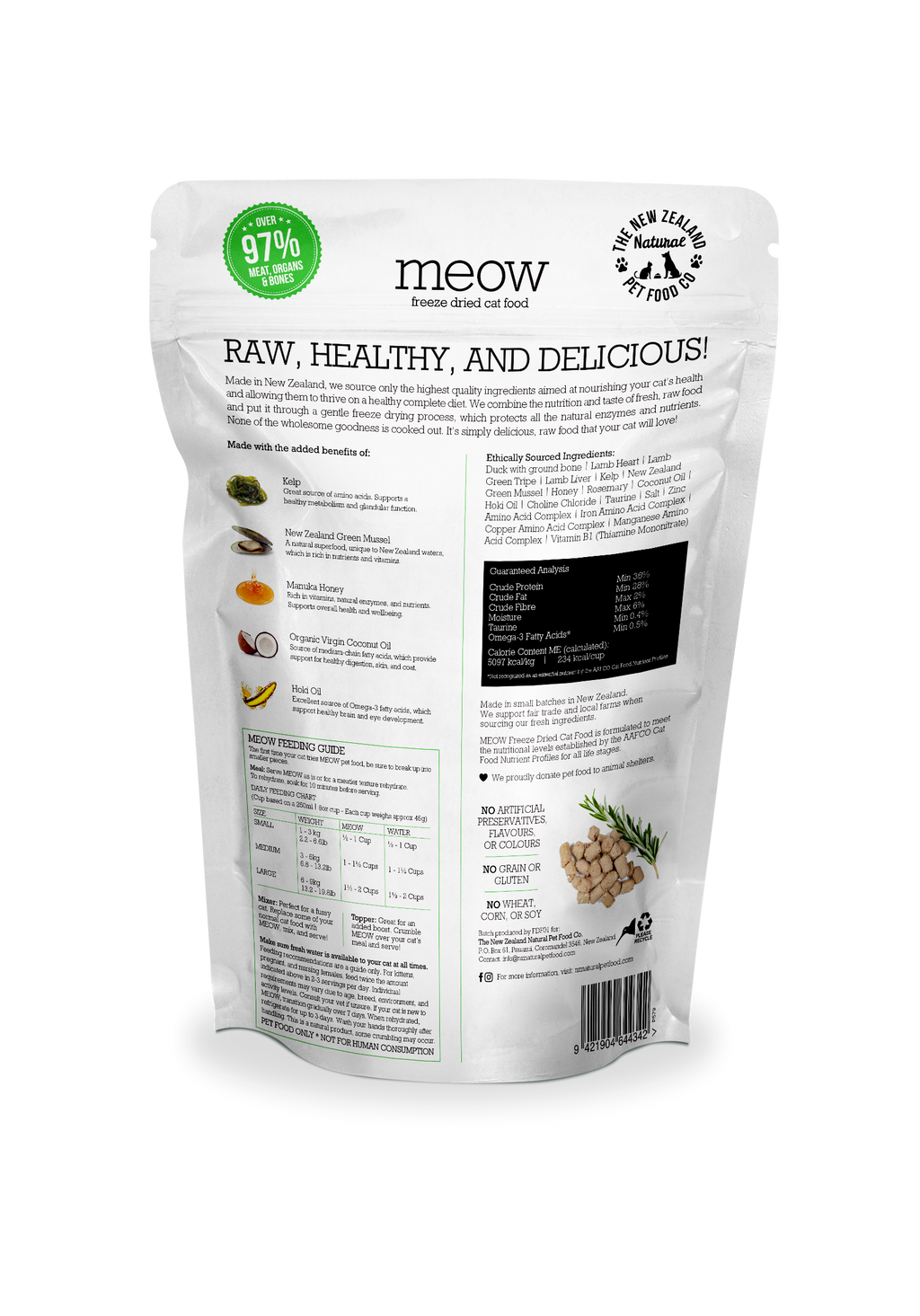 Meow Duck Freeze Dried Cat Food