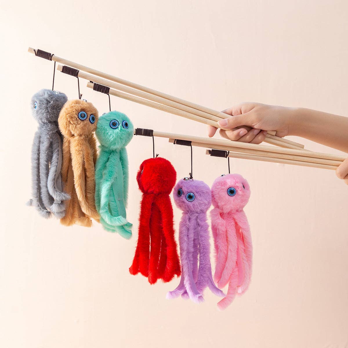 Moo - Octopus Cat Teaser Wand
