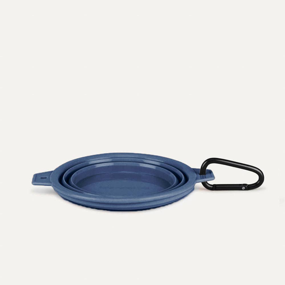 Desert Tones Travel Collapsible Pet Bowl with Carabiner Clip