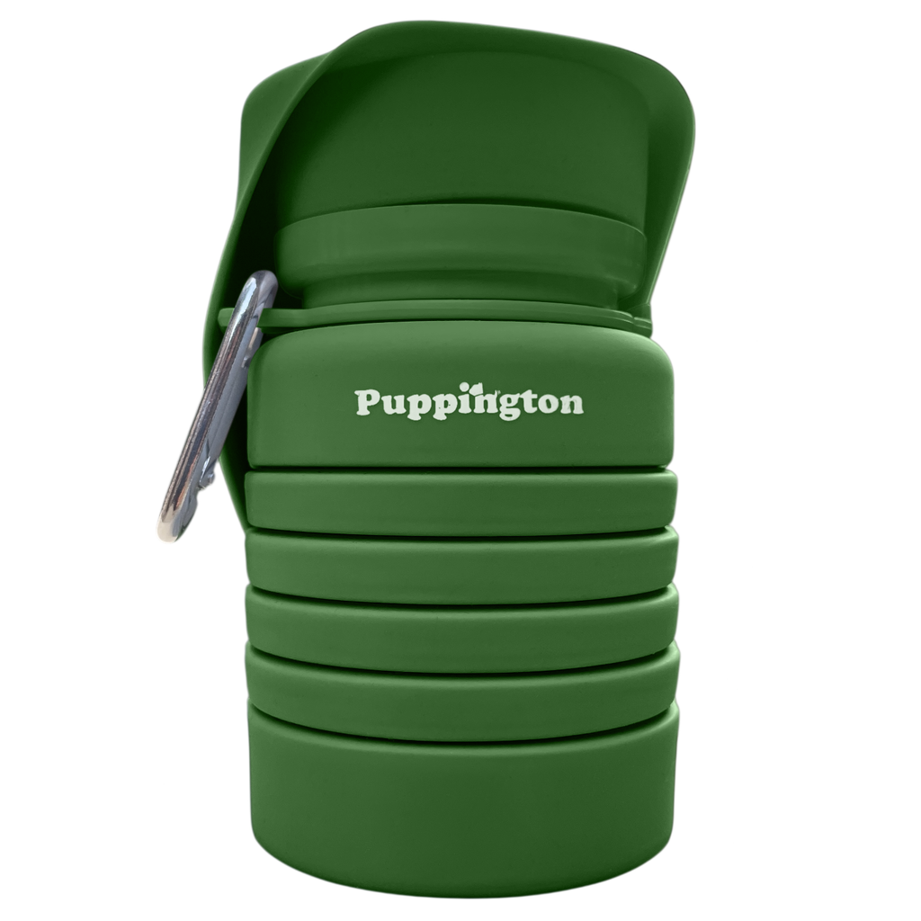Puppington Collapsible Silicone Dog Water Bottle