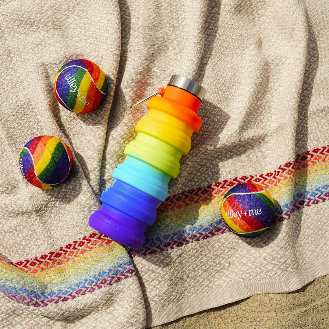 Collapsible Water Bottle with Clip