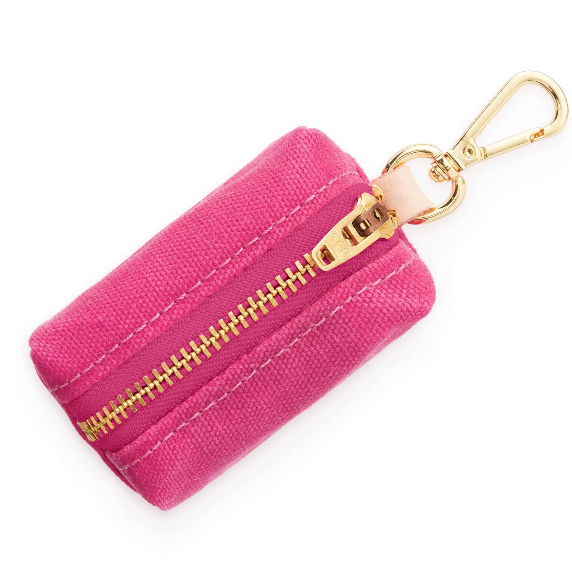 Hot Pink Valentine's Day Waxed Canvas Poop Bag Dispenser