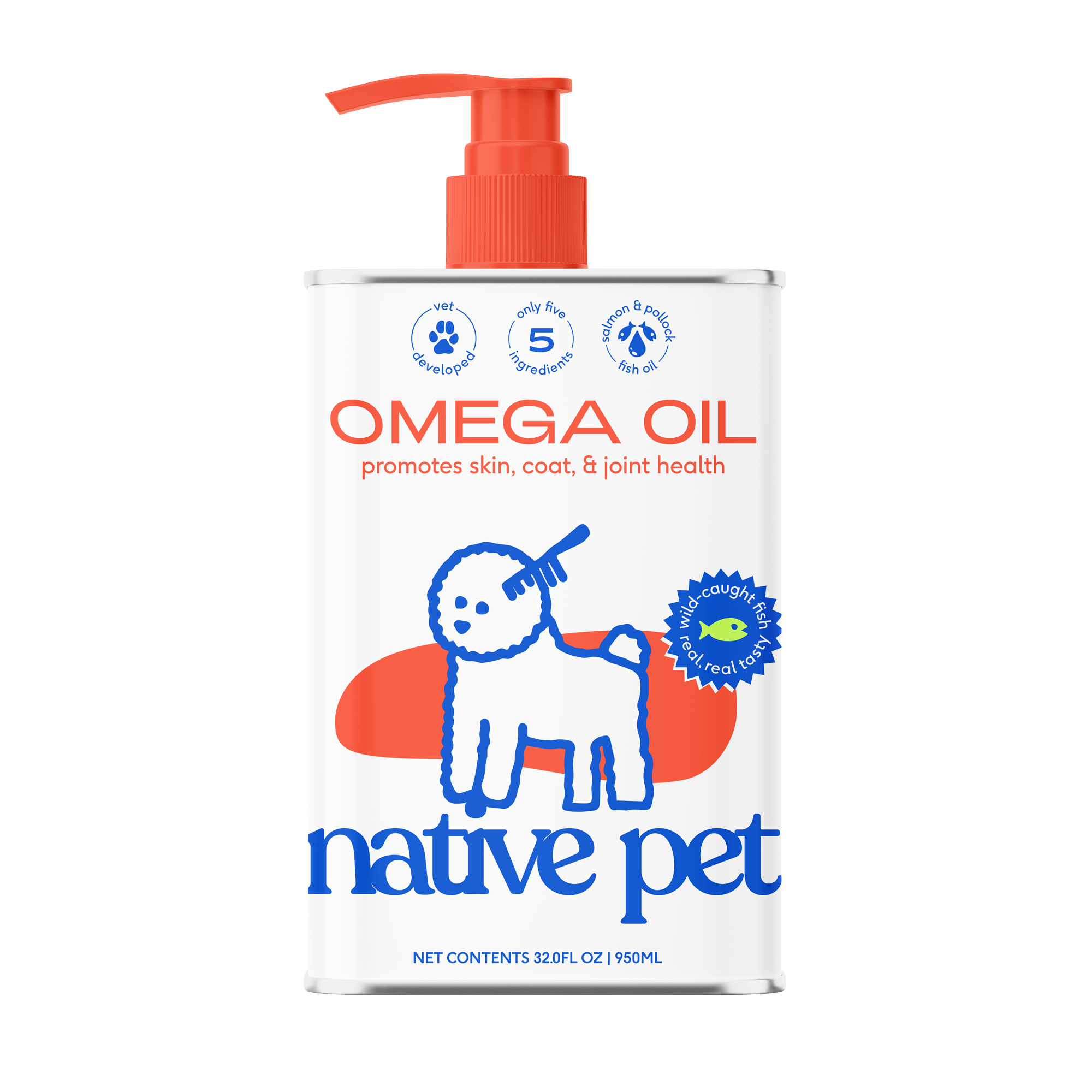 Omega-3 Fish Oil, Skin & Coat Health Supplement for Dogs